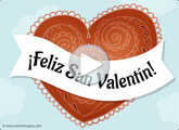 San Valentín ecard. amigos y amores