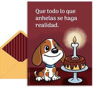 Tarjeta 3D de Cumpleaos gratis. Mereces lo mejor