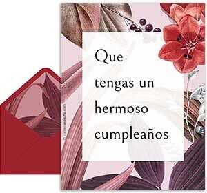 Tarjeta 3D de Cumpleaos gratis. Hermoso cumpleaos