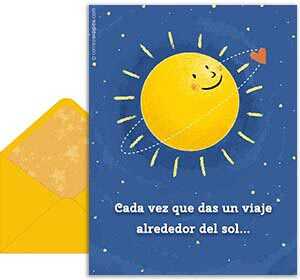 Tarjeta 3D de Cumpleaos gratis. Cada ao ms brillante