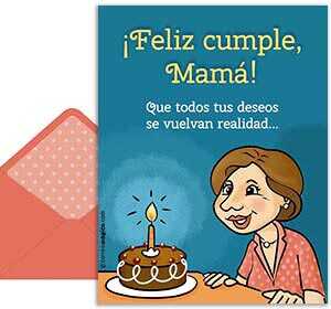 Feliz cumple, mam! <BR>Que todos tus deseos se hagan realidad <BR>excepto ese de la docena de nietos