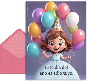 Tarjeta 3D de Cumpleaos gratis. Tu da especial
