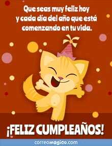 Tarjeta de Cumpleaos gratis. Que seas muy feliz