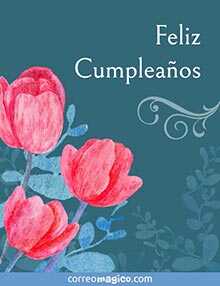 Tarjeta de Cumpleaos gratis. Feliz Cumpleaos