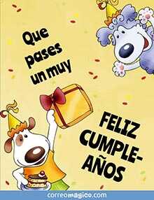 Tarjeta de Cumpleaos gratis. Feliz cumpleaos