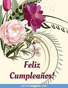 Tarjeta de Cumpleaos gratis. Feliz cumpleaos!