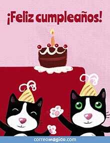 Tarjeta de Cumpleaos gratis. Feliz cumpleaos!