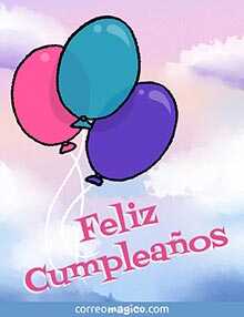 Tarjeta de Cumpleaos gratis. Feliz Cumpleaos