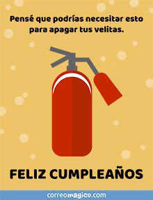 Tarjeta de Cumpleaos gratis. Para apagar tus velitas