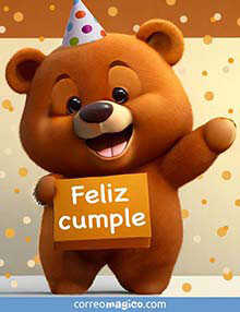 Tarjeta de Cumpleaos gratis. Feliz cumple