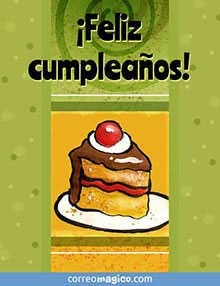 Tarjeta de Cumpleaos gratis. Feliz cumpleaos!