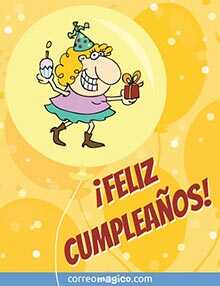Tarjeta de Cumpleaos gratis. Feliz cumpleaos!