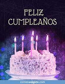 Tarjeta de Cumpleaos gratis. Feliz cumpleaos