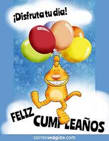 Tarjeta de Cumpleaos gratis. Disfruta tu da! 