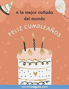 A la mejor cuada del mundo <BR>FELIZ CUMPLEAOS