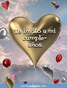 Te invito a mi cumpleaos